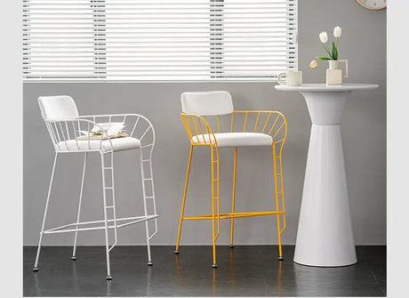 ABOUT WHITE Elysium Modern Minimalist Highfoot Chair from ABOUT WHITE