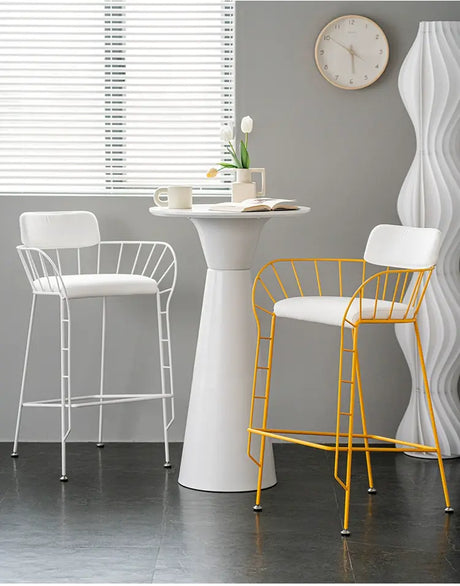 ABOUT WHITE Elysium Modern Minimalist Highfoot Chair from ABOUT WHITE