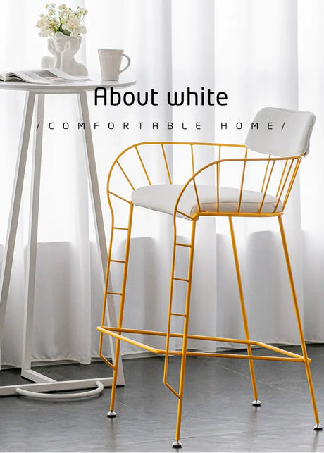 ABOUT WHITE Elysium Modern Minimalist Highfoot Chair from ABOUT WHITE