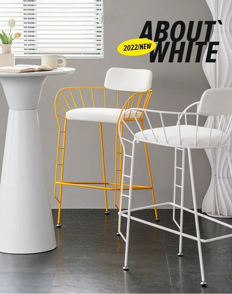 ABOUT WHITE Elysium Modern Minimalist Highfoot Chair from ABOUT WHITE