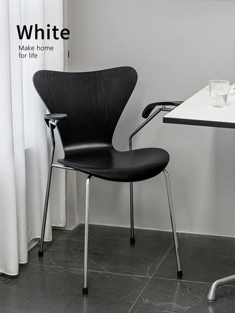 ABOUT WHITE Esmeralda Modern Simple Nordic Dining Chair from ABOUT WHITE