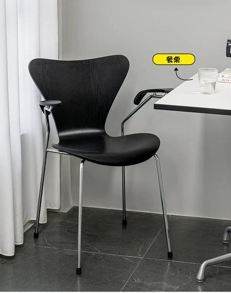 ABOUT WHITE Esmeralda Modern Simple Nordic Dining Chair from ABOUT WHITE