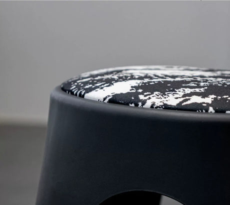 ABOUT WHITE Esmira Nordic Thickened Plastic Small Stool from ABOUT WHITE
