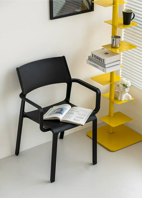 ABOUT WHITE Fernanda Minimalist Stackable Dining Chair from ABOUT WHITE
