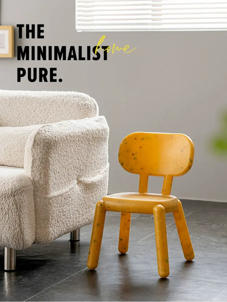 ABOUT WHITE Hanae Stylish Red Plastic Dining Chair from ABOUT WHITE