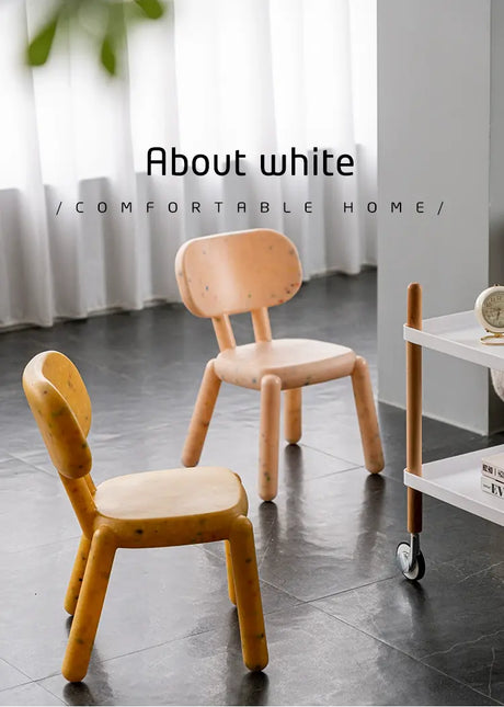 ABOUT WHITE Hanae Stylish Red Plastic Dining Chair from ABOUT WHITE