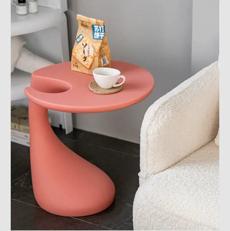ABOUT WHITE Helene Minimalist Scandinavian Plastic Bed Coffee Table from ABOUT WHITE