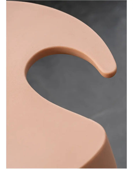 ABOUT WHITE Helene Minimalist Scandinavian Plastic Bed Coffee Table from ABOUT WHITE