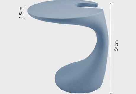 ABOUT WHITE Helene Minimalist Scandinavian Plastic Bed Coffee Table from ABOUT WHITE