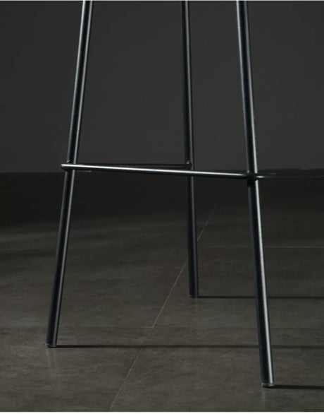 ABOUT WHITE Isadora Minimalist Iron High Bar Stool from ABOUT WHITE