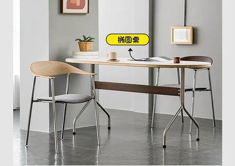 ABOUT WHITE Isadora Minimalist Stackable Dining Chair from ABOUT WHITE
