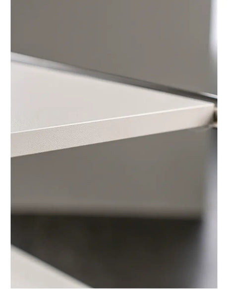 ABOUT WHITE Isadora Minimalist Steel Modern Office Desk from ABOUT WHITE
