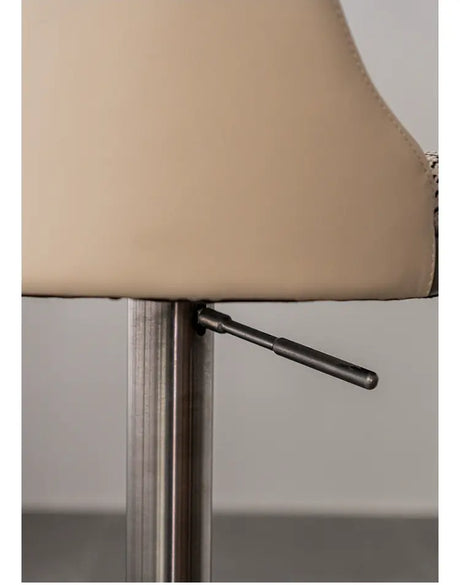 ABOUT WHITE Isadora Nordic Light Luxury High Stool from ABOUT WHITE