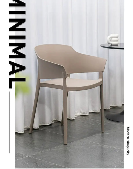 ABOUT WHITE Isadora Scandinavian Ergonomic Dining Chair from ABOUT WHITE