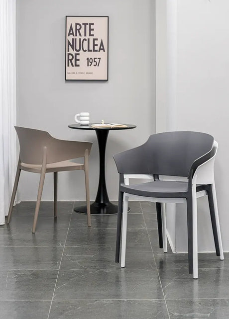 ABOUT WHITE Isadora Scandinavian Ergonomic Dining Chair from ABOUT WHITE