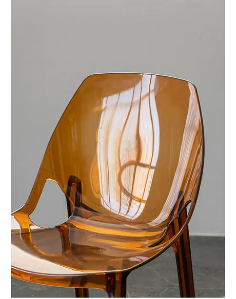 ABOUT WHITE Isadora Transparent Crystal Dining Chair - Nordic Acrylic Design from ABOUT WHITE