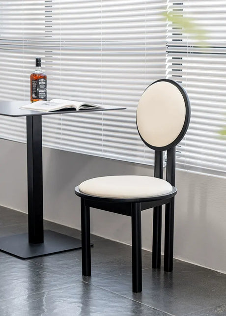 ABOUT WHITE Isadora Vintage Designer Backrest Leisure Chair from ABOUT WHITE