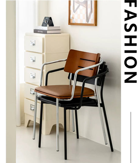 ABOUT WHITE Iskandar Elegant Light Luxury Dining Chair from ABOUT WHITE