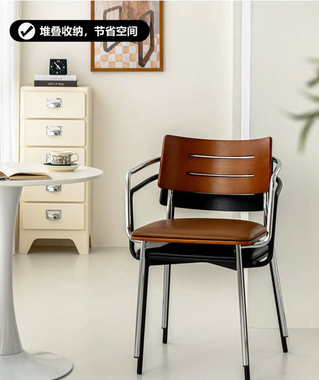 ABOUT WHITE Iskandar Elegant Light Luxury Dining Chair from ABOUT WHITE