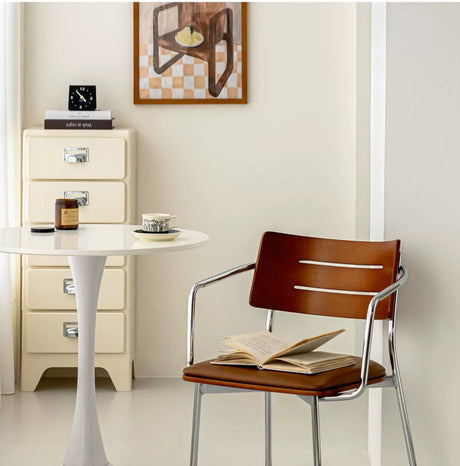 ABOUT WHITE Iskandar Elegant Light Luxury Dining Chair from ABOUT WHITE