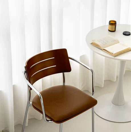 ABOUT WHITE Iskandar Elegant Light Luxury Dining Chair from ABOUT WHITE