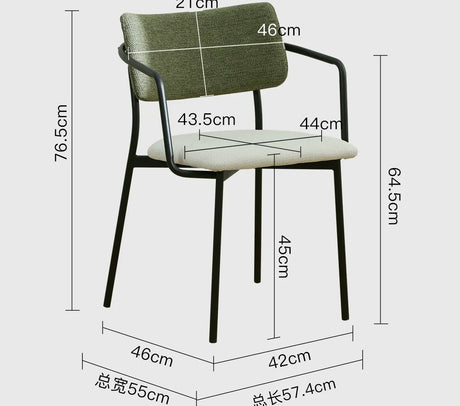 ABOUT WHITE Iskandar Elegant Light Luxury Dining Chair from ABOUT WHITE