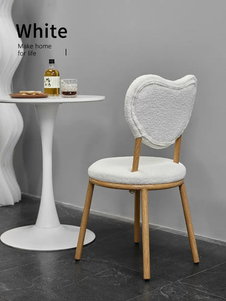ABOUT WHITE Isolde Chic Soft Upholstered Dining Chair from ABOUT WHITE