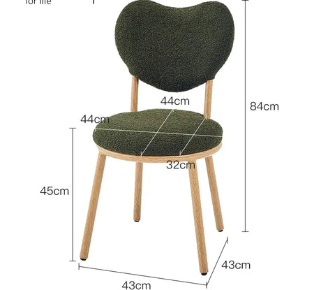 ABOUT WHITE Isolde Chic Soft Upholstered Dining Chair from ABOUT WHITE