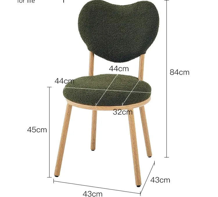 ABOUT WHITE Isolde Chic Soft Upholstered Dining Chair from ABOUT WHITE