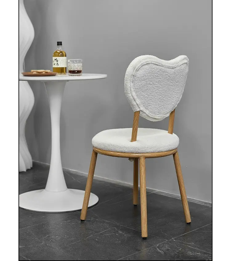 ABOUT WHITE Isolde Chic Soft Upholstered Dining Chair from ABOUT WHITE