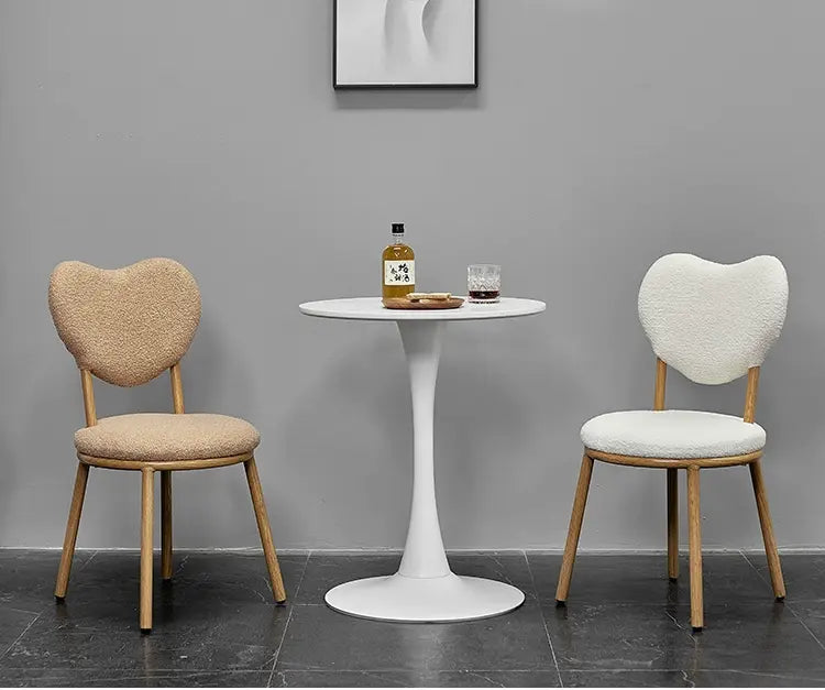 ABOUT WHITE Isolde Chic Soft Upholstered Dining Chair from ABOUT WHITE