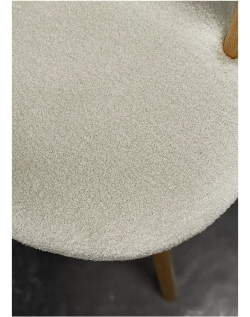 ABOUT WHITE Isolde Chic Soft Upholstered Dining Chair from ABOUT WHITE