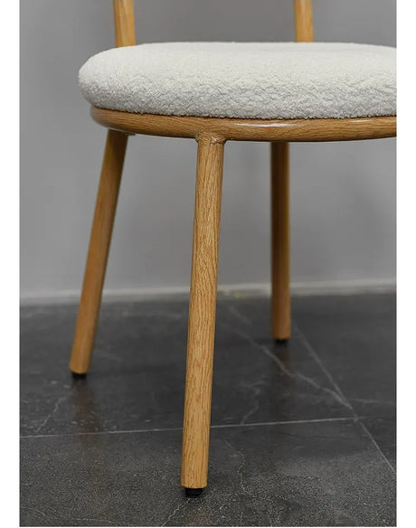 ABOUT WHITE Isolde Chic Soft Upholstered Dining Chair from ABOUT WHITE