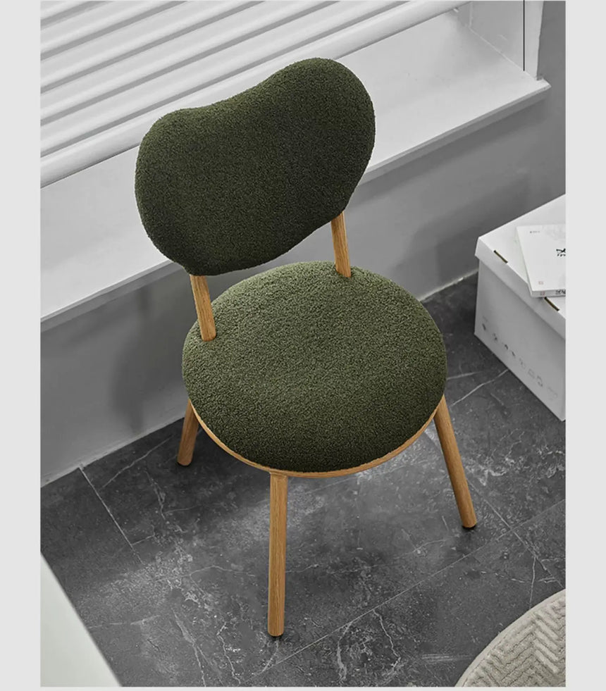 ABOUT WHITE Isolde Chic Soft Upholstered Dining Chair from ABOUT WHITE