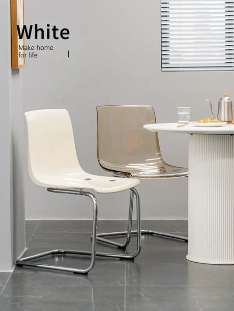 ABOUT WHITE Isolde Elegant Transparent Acrylic Dining Chair from ABOUT WHITE