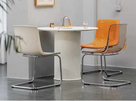 ABOUT WHITE Isolde Elegant Transparent Acrylic Dining Chair from ABOUT WHITE