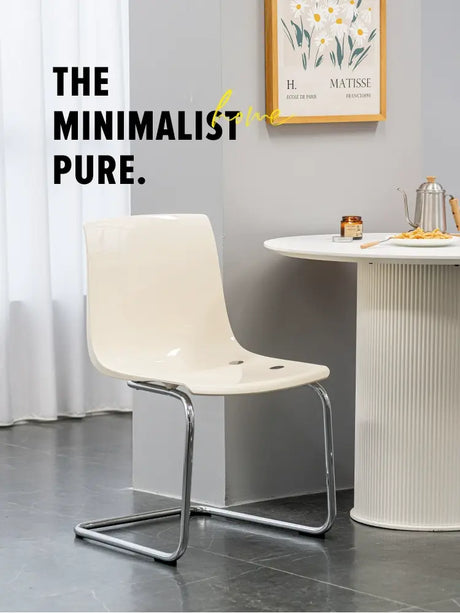 ABOUT WHITE Isolde Elegant Transparent Acrylic Dining Chair from ABOUT WHITE