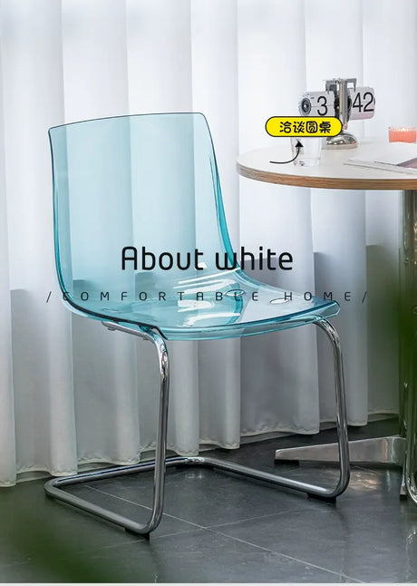 ABOUT WHITE Isolde Elegant Transparent Acrylic Dining Chair from ABOUT WHITE