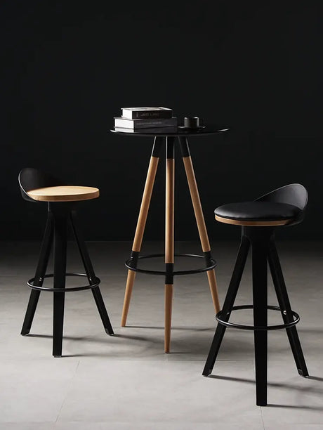 ABOUT WHITE Isolde Minimalist Scandinavian Bar Chair from ABOUT WHITE
