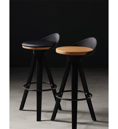 ABOUT WHITE Isolde Minimalist Scandinavian Bar Chair from ABOUT WHITE
