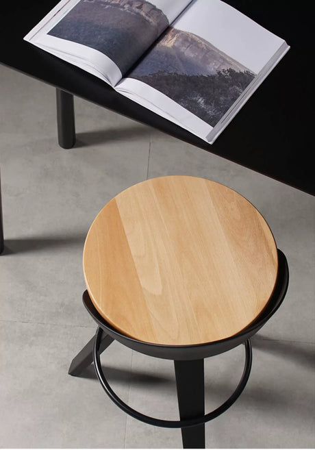 ABOUT WHITE Isolde Minimalist Scandinavian Bar Chair from ABOUT WHITE