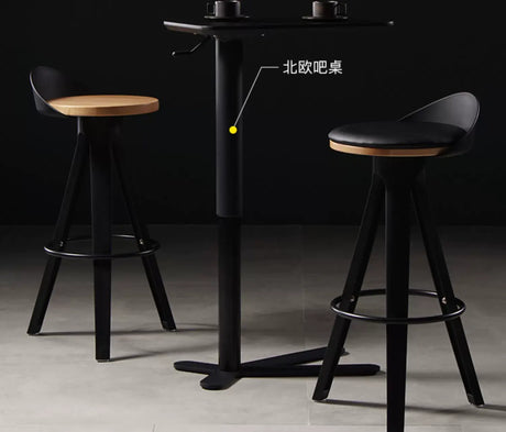 ABOUT WHITE Isolde Minimalist Scandinavian Bar Chair from ABOUT WHITE