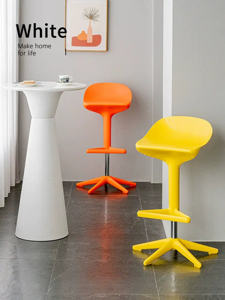 ABOUT WHITE Isolde Minimalist Sleek Bar Chair from ABOUT WHITE