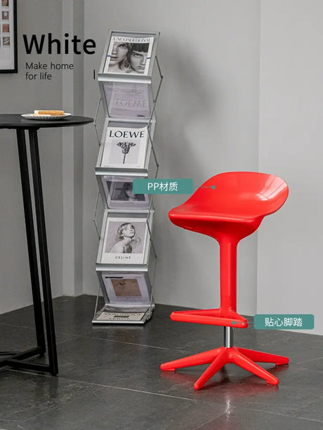 ABOUT WHITE Isolde Minimalist Sleek Bar Chair from ABOUT WHITE