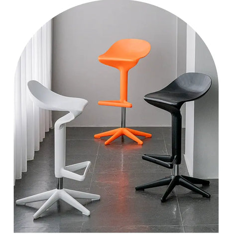 ABOUT WHITE Isolde Minimalist Sleek Bar Chair from ABOUT WHITE