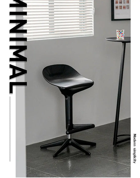 ABOUT WHITE Isolde Minimalist Sleek Bar Chair from ABOUT WHITE