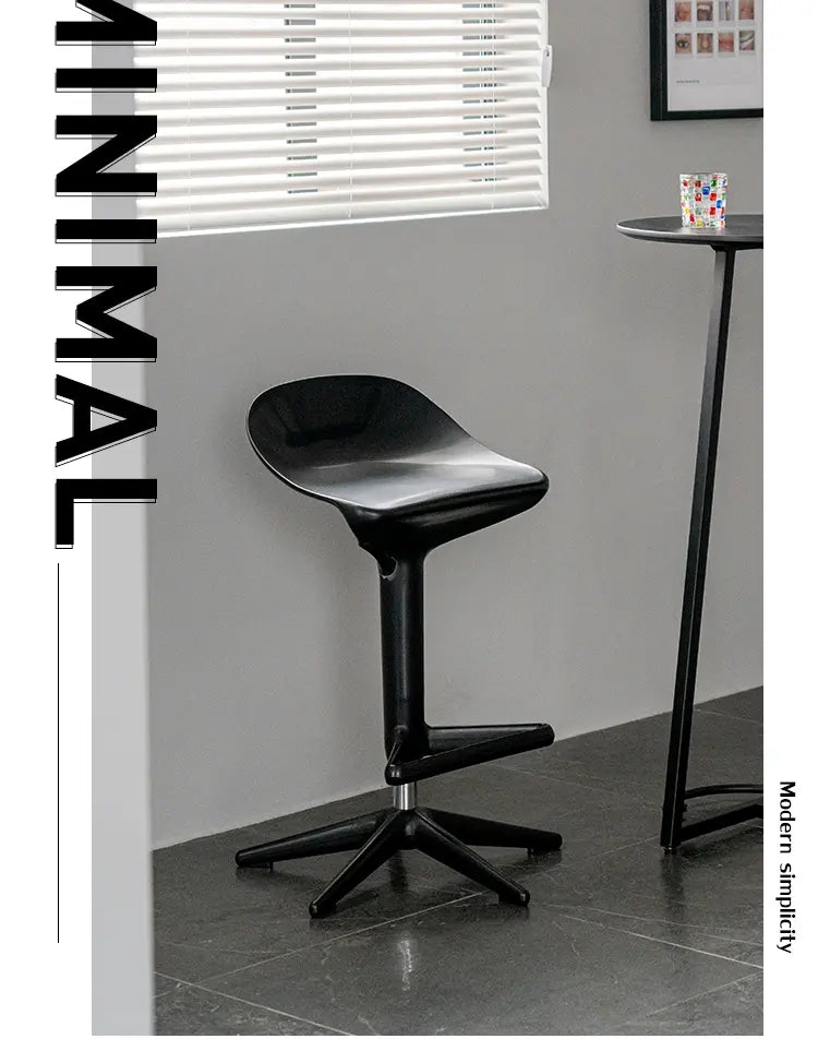 ABOUT WHITE Isolde Minimalist Sleek Bar Chair from ABOUT WHITE
