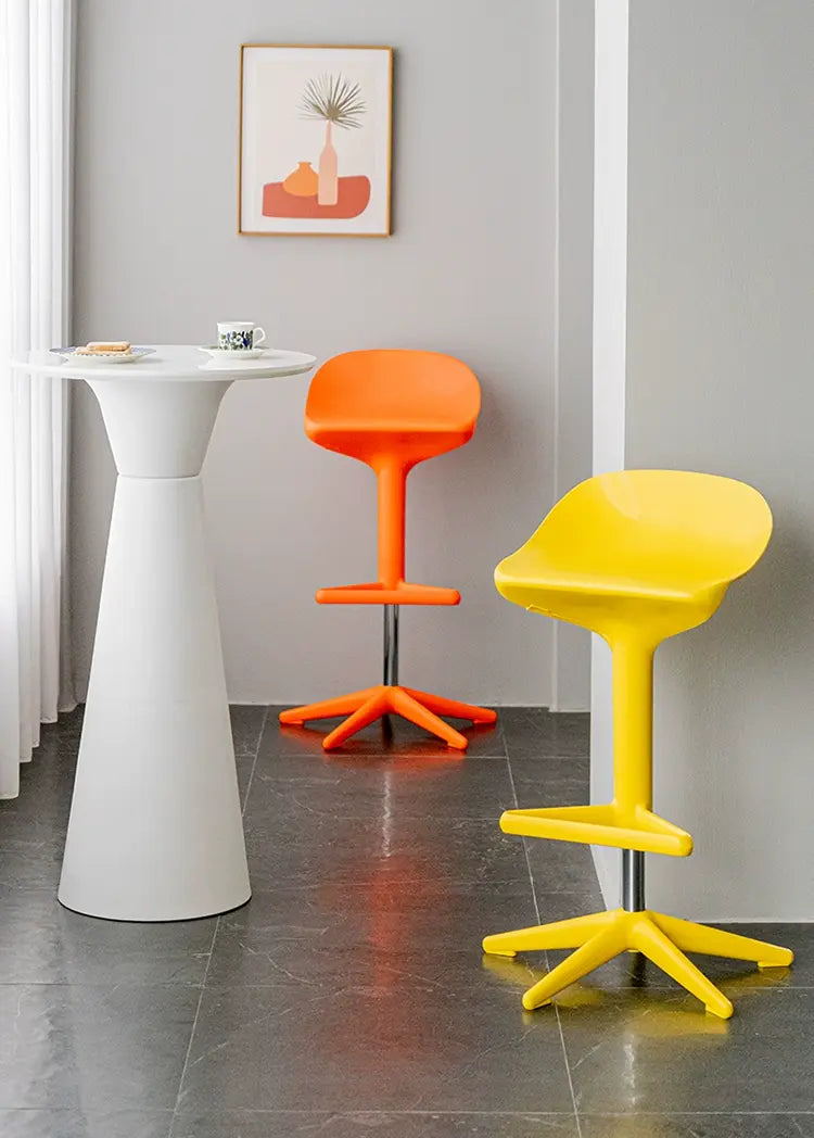 ABOUT WHITE Isolde Minimalist Sleek Bar Chair from ABOUT WHITE