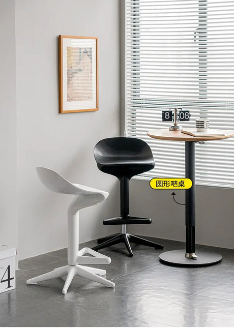 ABOUT WHITE Isolde Minimalist Sleek Bar Chair from ABOUT WHITE