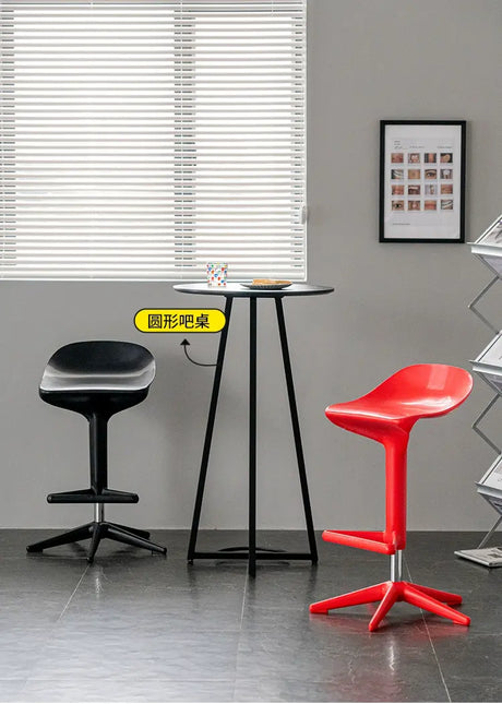 ABOUT WHITE Isolde Minimalist Sleek Bar Chair from ABOUT WHITE
